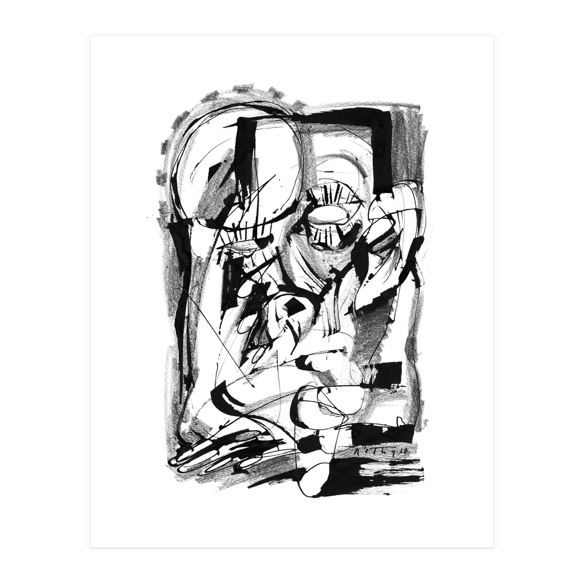 Power of the Mind - b&w (Print Only)