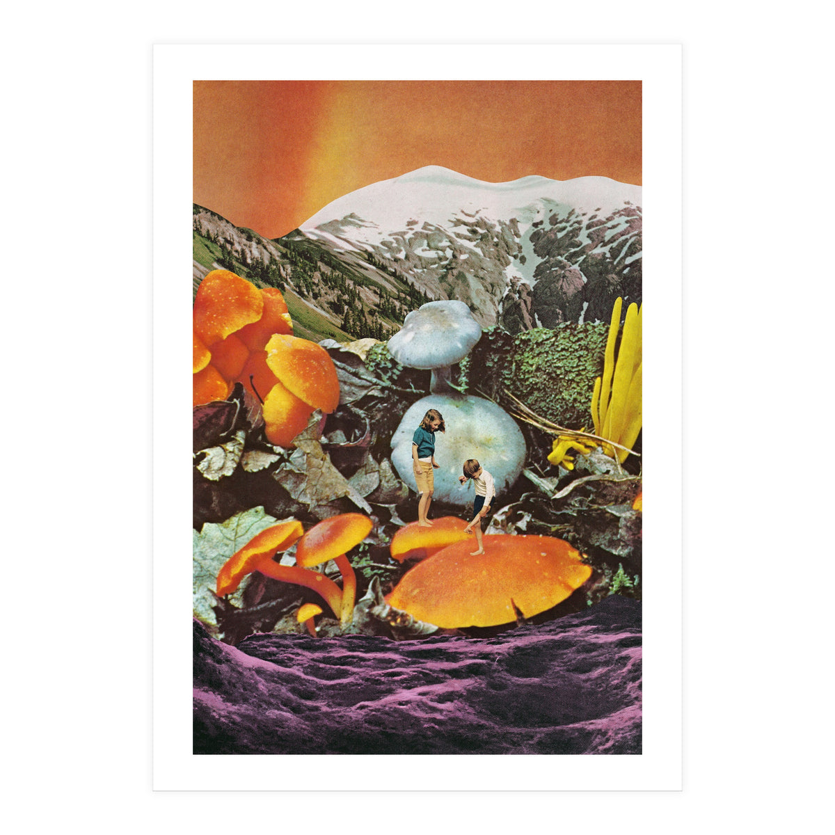 Glowing Mushrooms (Print Only)