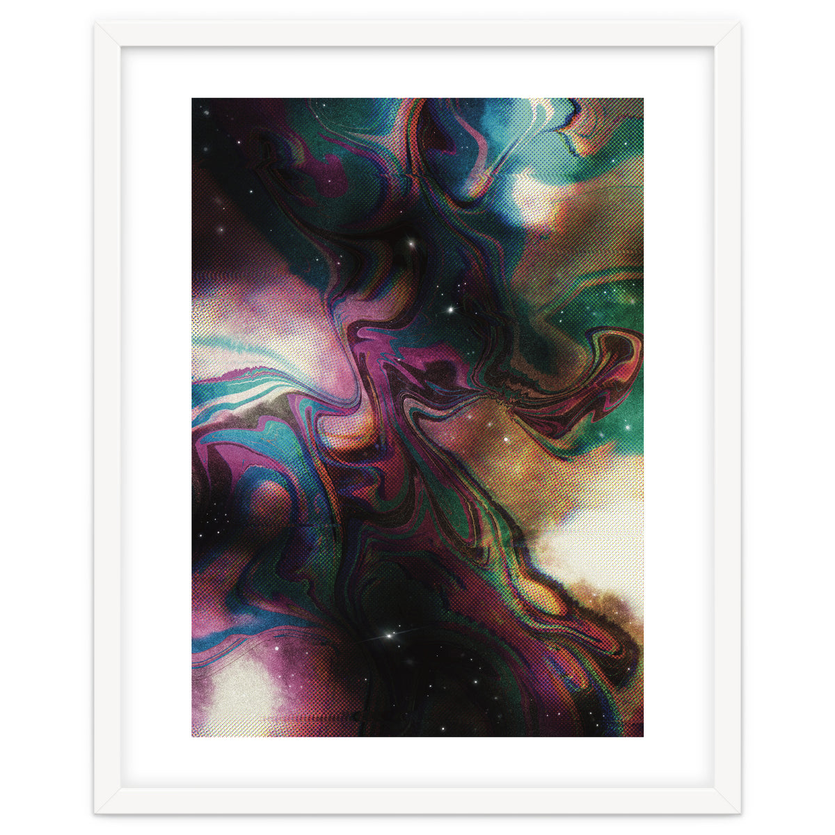 Retro Vintage Abstract Space