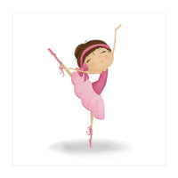 Adorable Ballerina Nursery Print (Print Only)