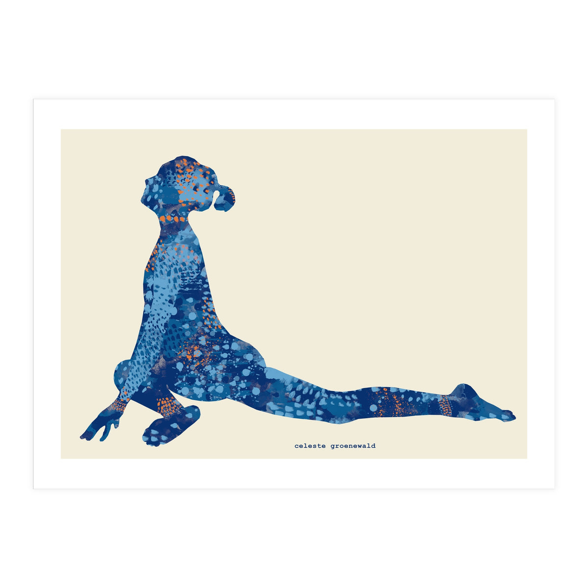 Eka Pada Rajakapotasana | Pigeon Pose (Print Only)