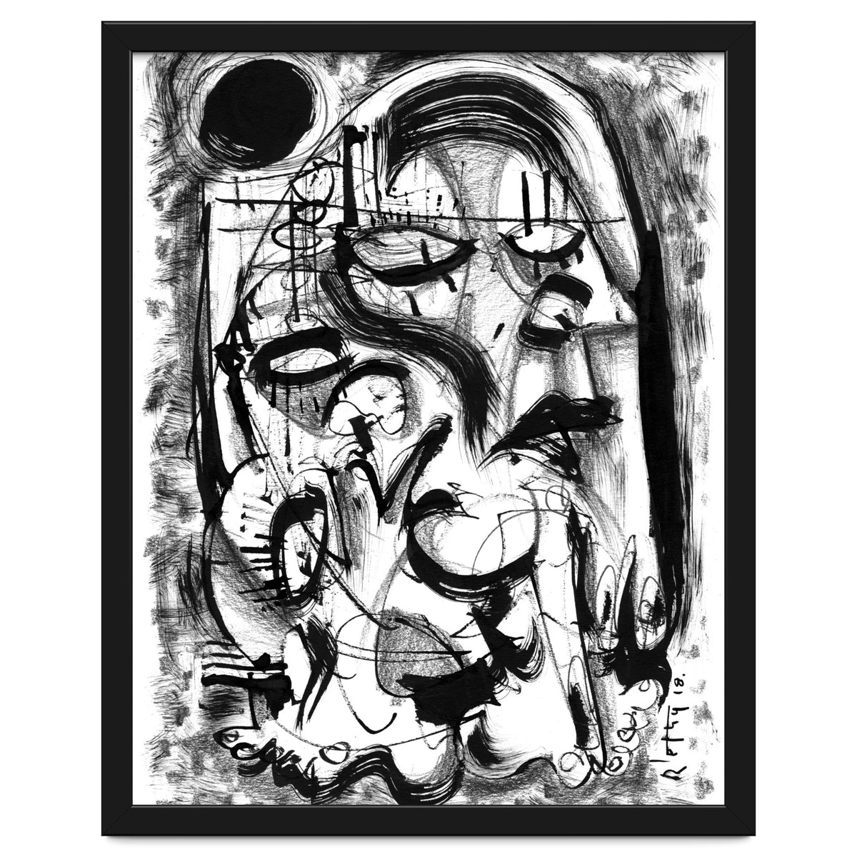 The Witch and Her Sons - b&w