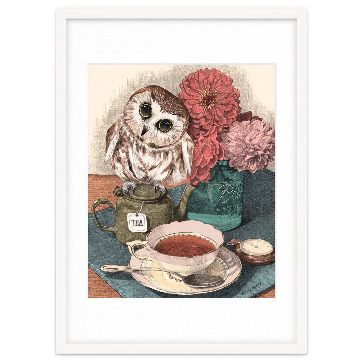 Sweet Little Tea Owl