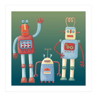 Retro Robots (Print Only)