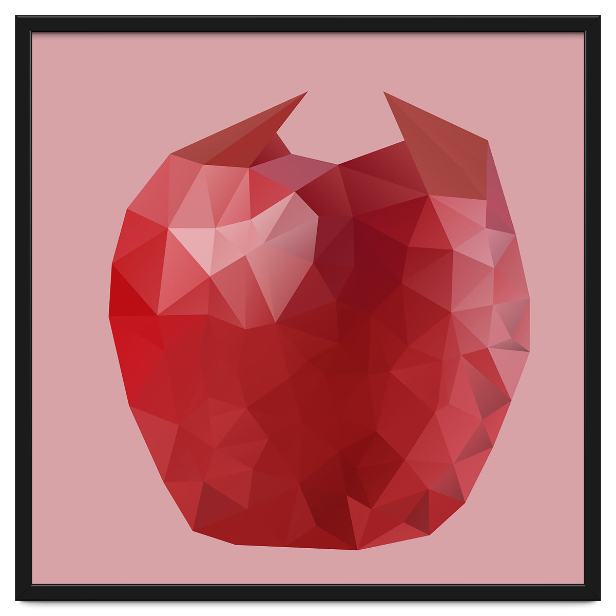 Apple Low Poly Art