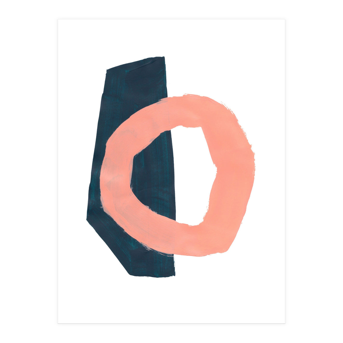 Teal Pillar Salmon Ring  (Print Only)