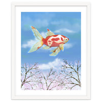 Flying goldfish