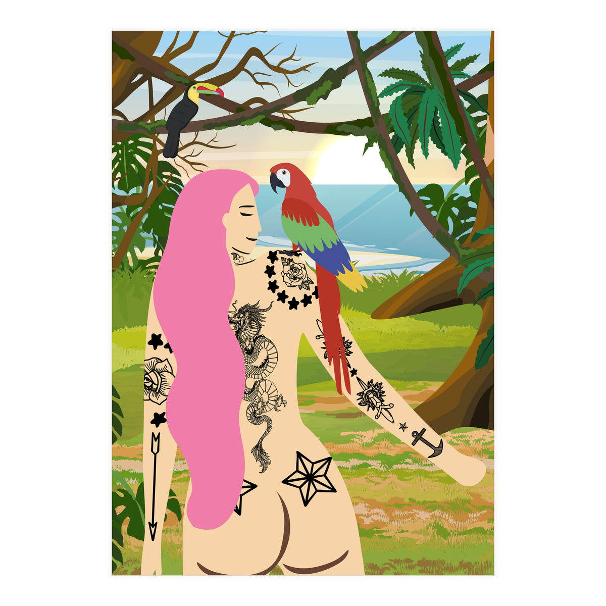 My Ara Bird (Print Only)