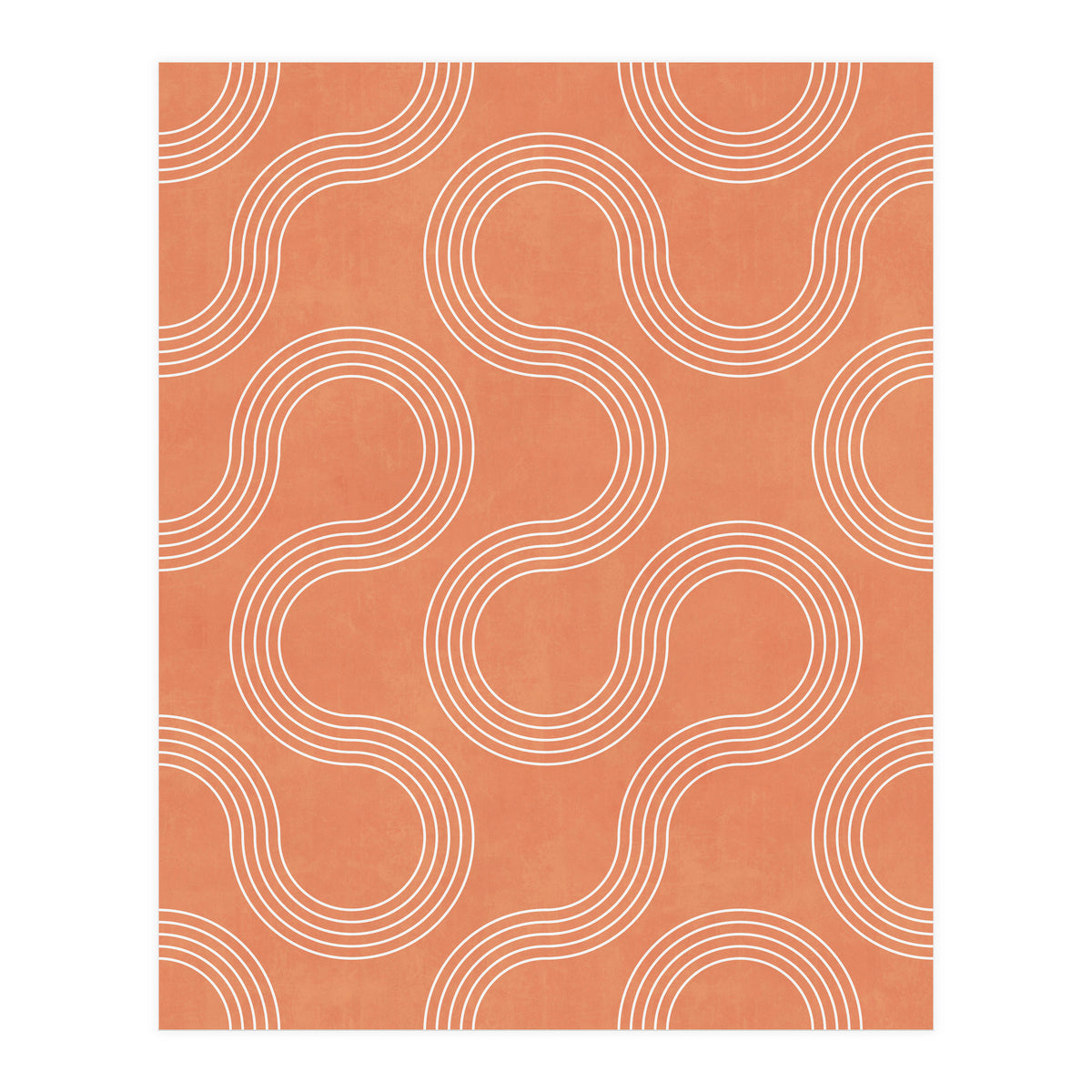 My Favorite Geometric Patterns No.32 - Coral (Print Only)