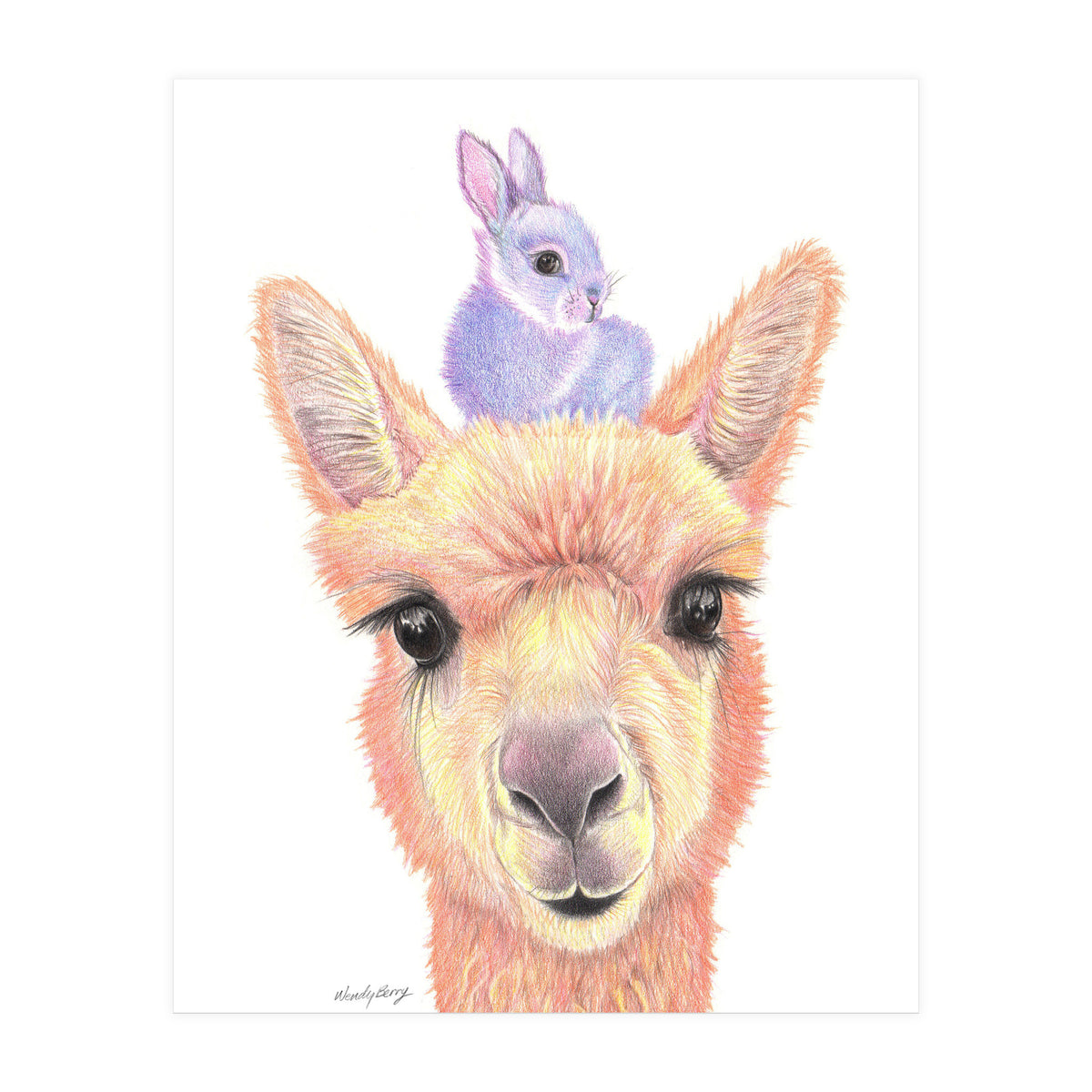 Alpaca and Bunny (Print Only)