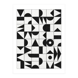 My Favorite Geometric Patterns No.10 - White (Print Only) thumbnail