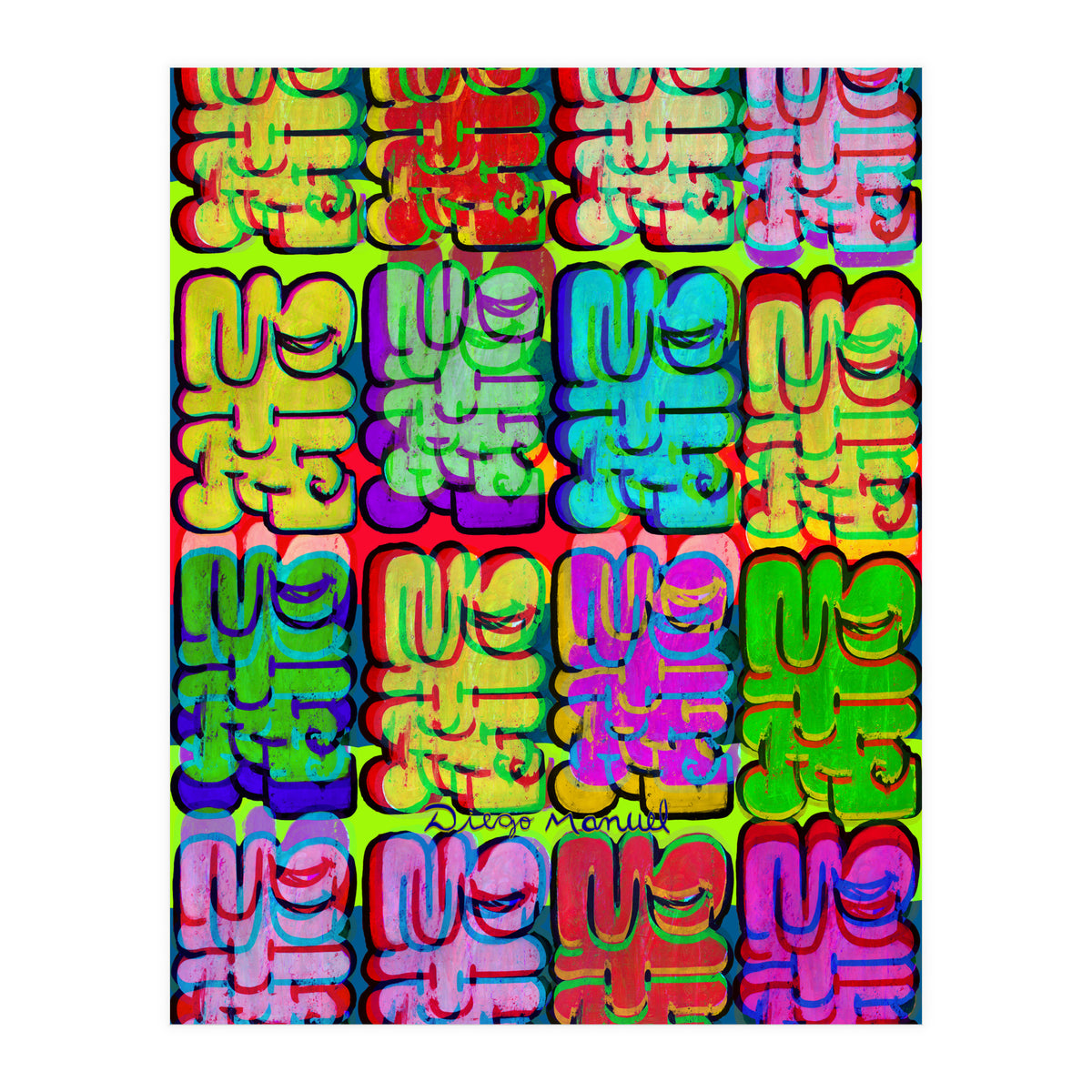 Graffitis 2021 Tapiz 121 (Print Only)