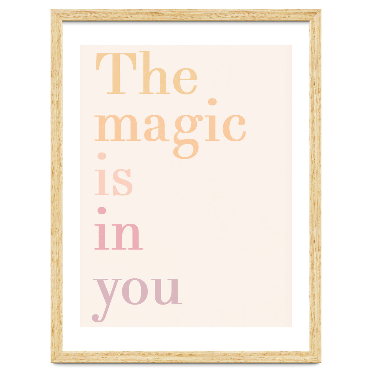 The Magic Is In You, Pastel