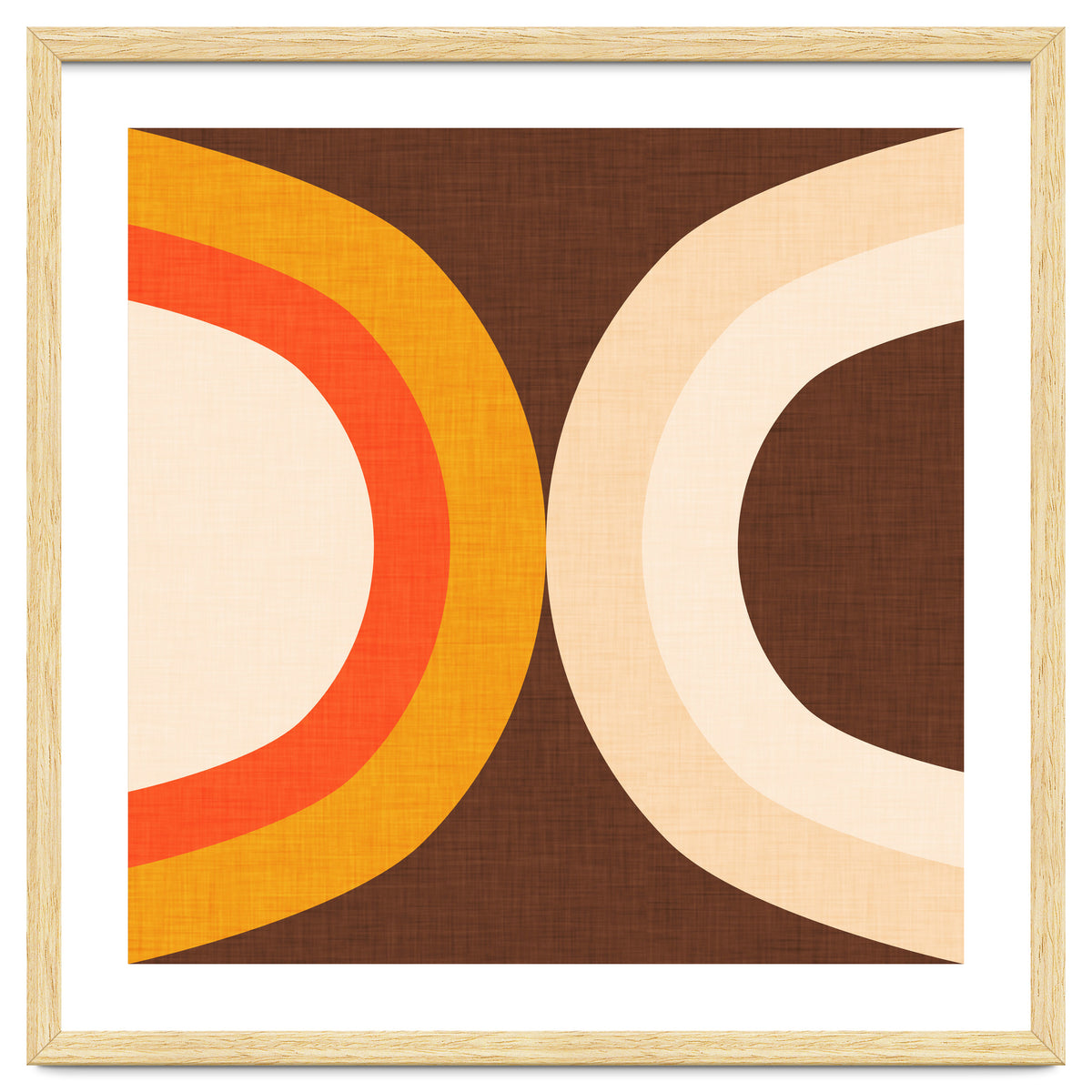 Classic Mid Mod Dot Brown