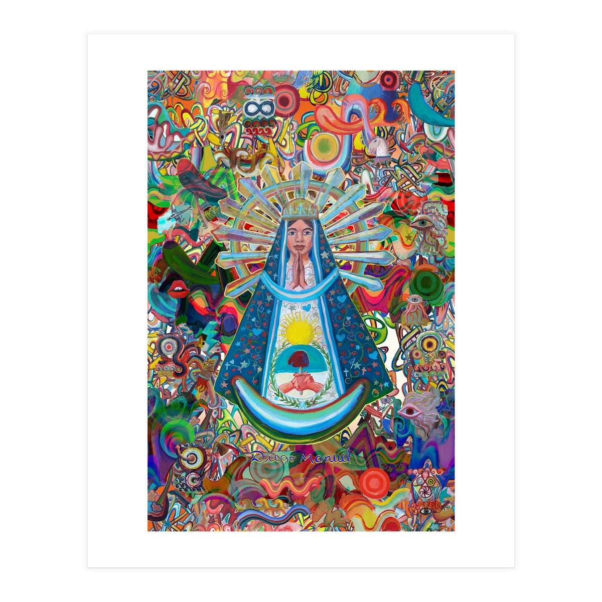 Virgen Y Graffiti 29 (Print Only)