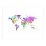 Colorful Watercolor Map (Print Only) thumbnail