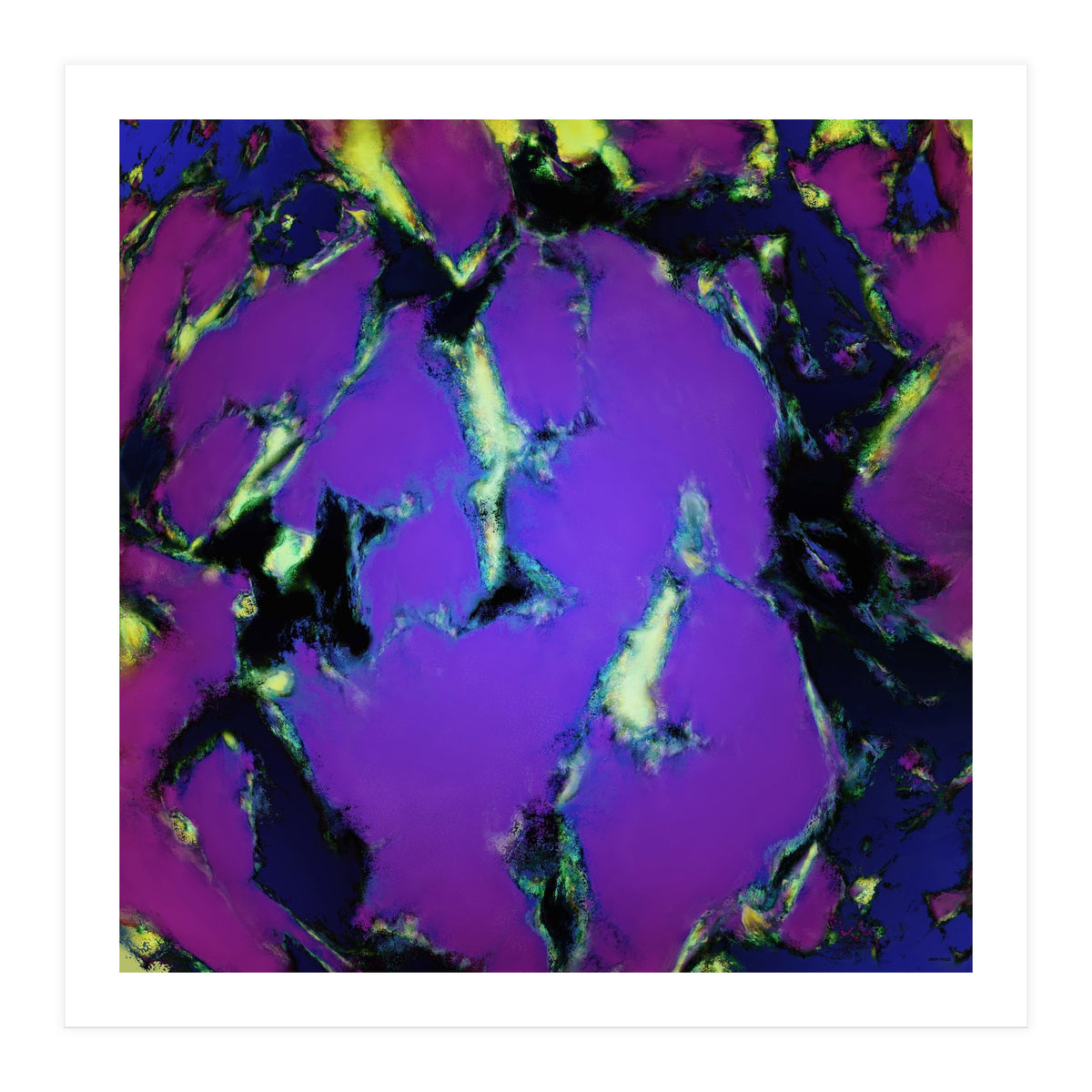 Soft Blue Shatter (Print Only)