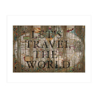 Let's Travel The World (Print Only)