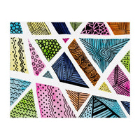 Geometric doodle pattern (Print Only)