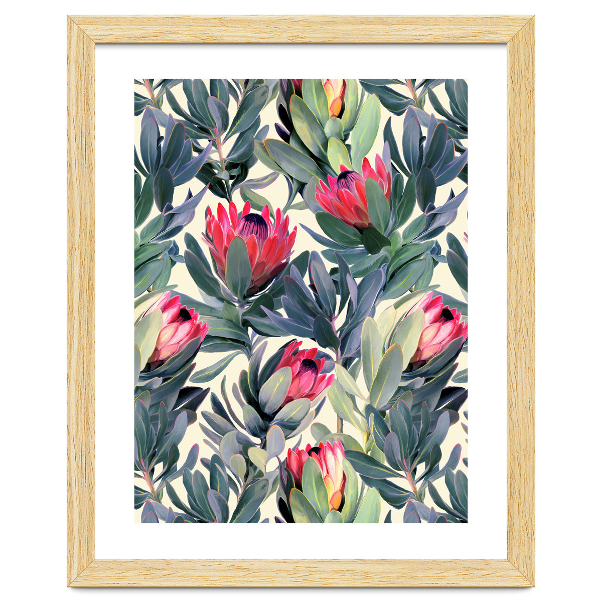 Painted Protea Pattern