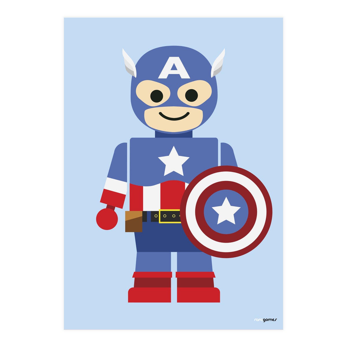 Captain America Toy (Print Only)