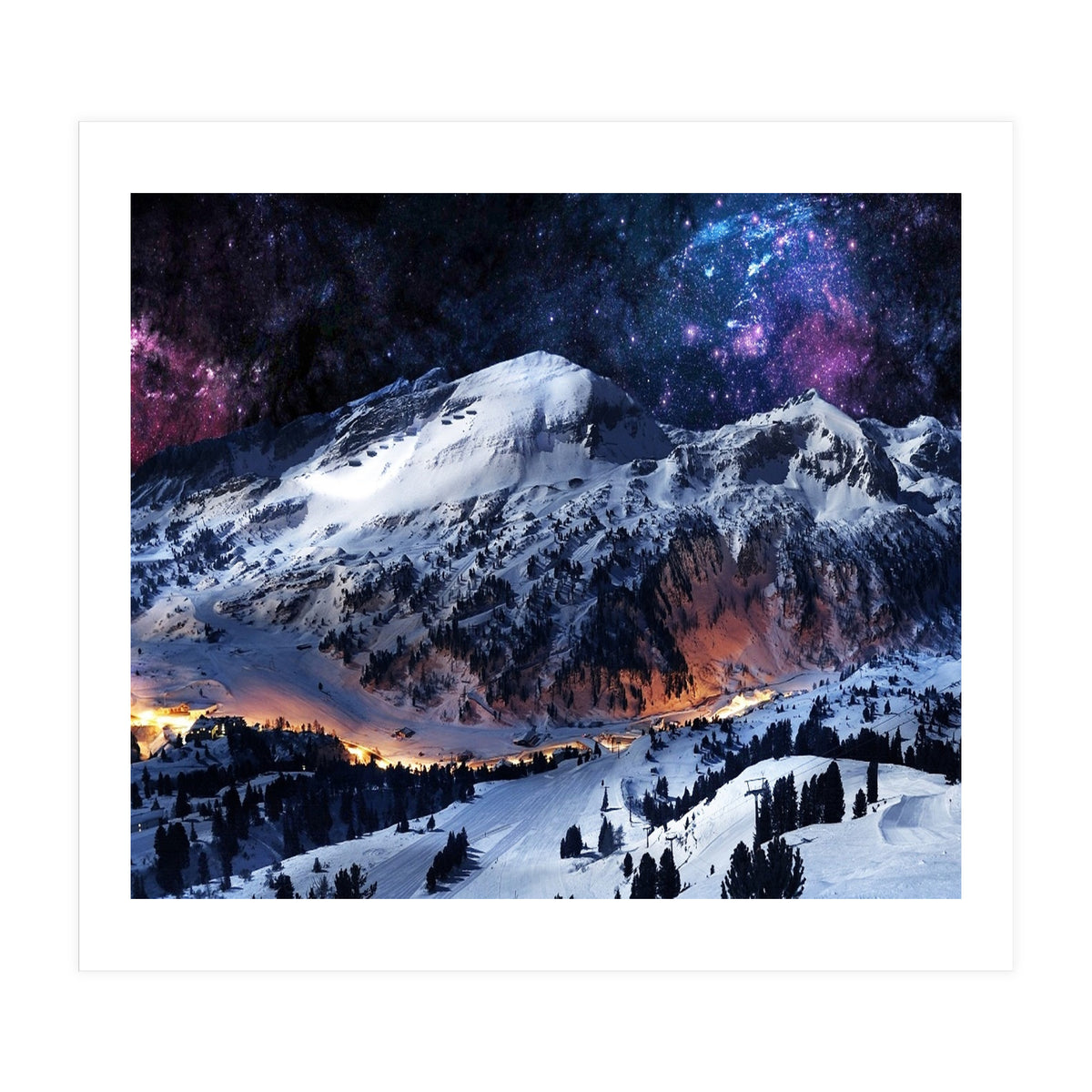 Mountain CALM IN space view (Print Only)