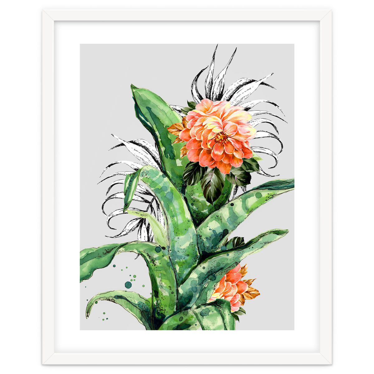 Collage of florid nature