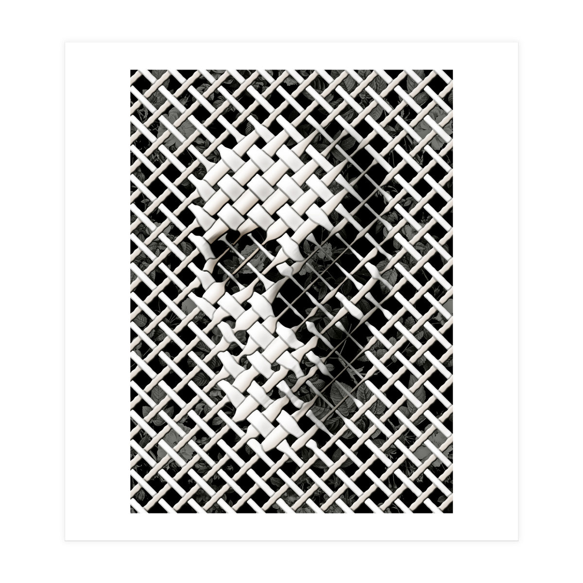 Wicker Skull (Print Only)