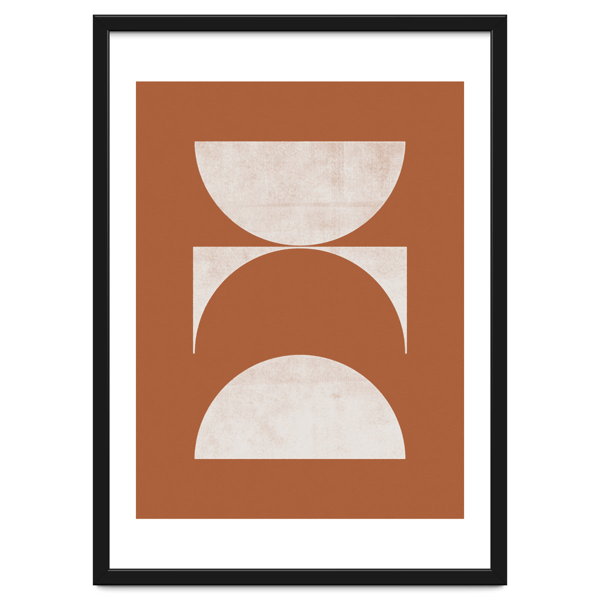 Mid-Century Modern No.21 - Woodblock Print