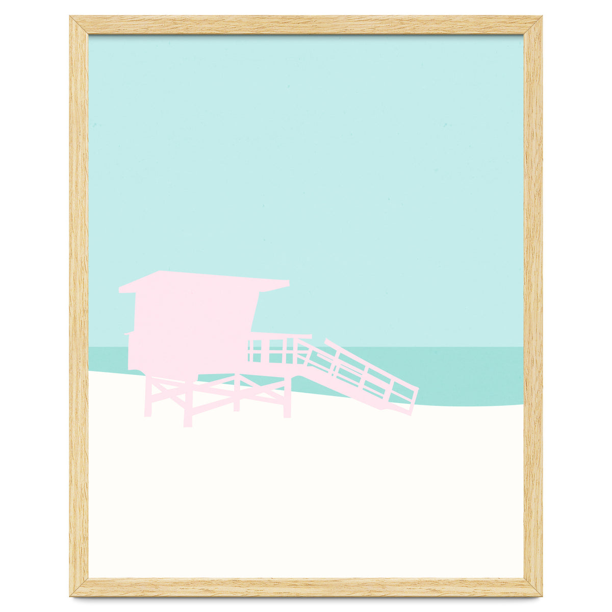 Minimal Lifeguard Tower - Turquoise Coast