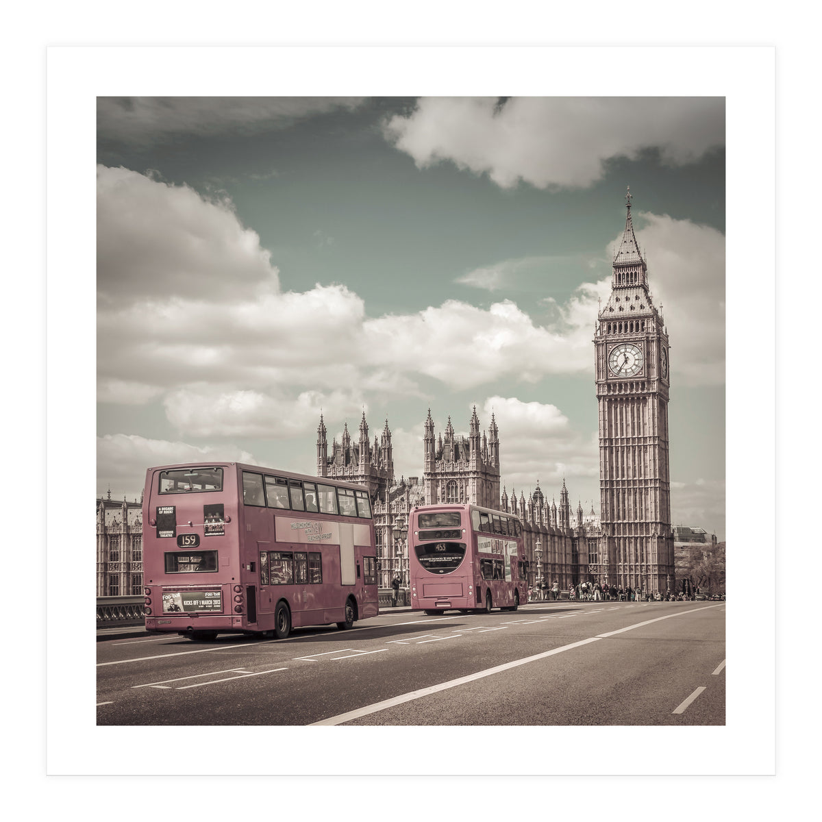 Typical London | urban vintage style (Print Only)