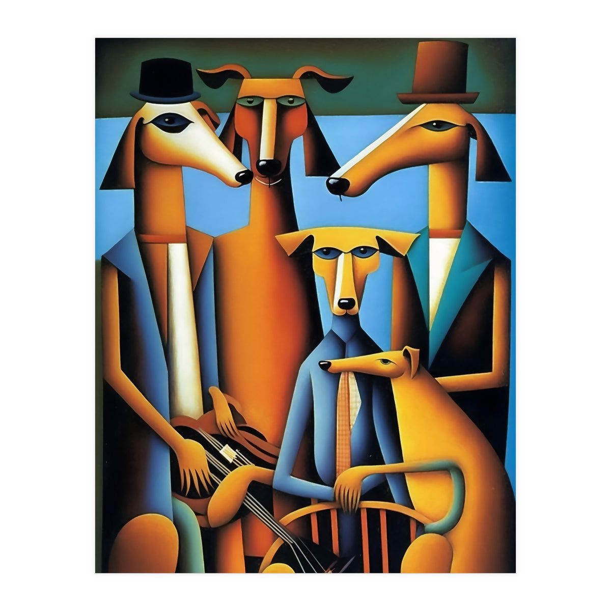 Greyhounds Max (Print Only)