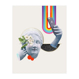 Greek Goddess Rainbow Selfie By Pear (Print Only) thumbnail