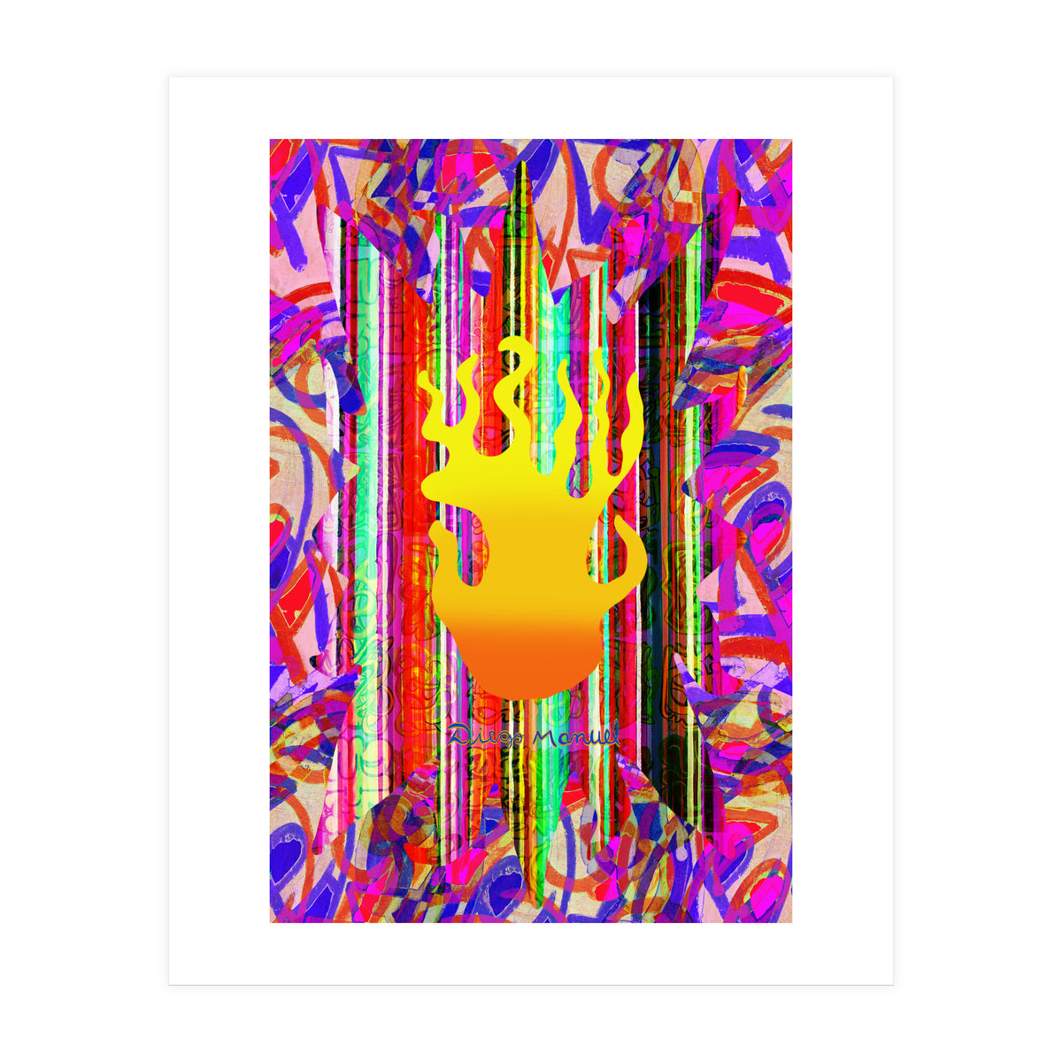 Fuego Y Graffiti 33 (Print Only)