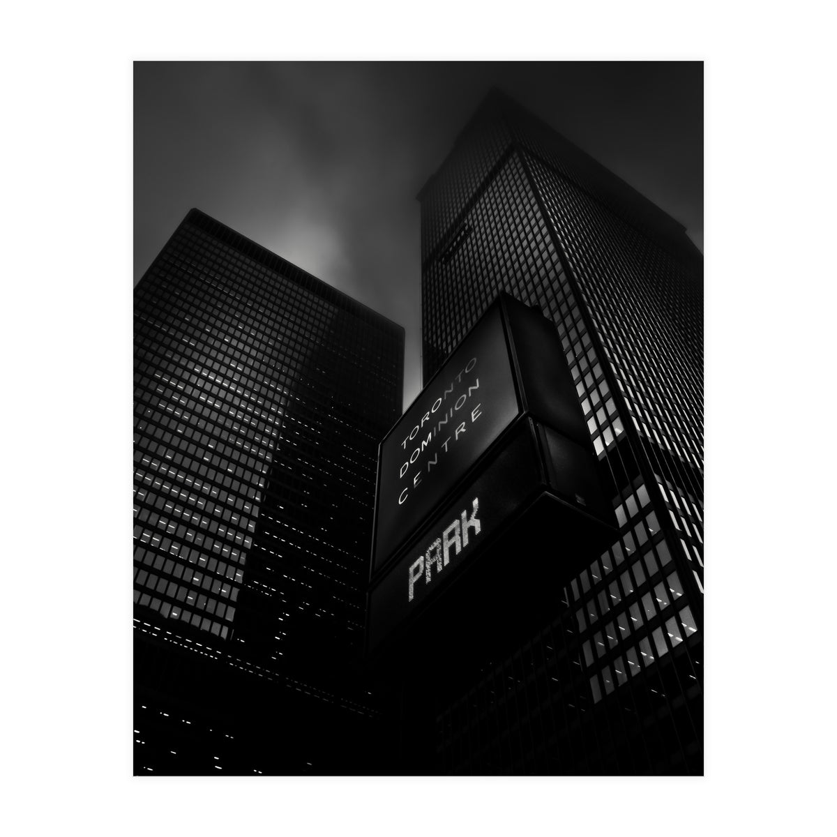 Downtown Toronto Fogfest No 16 (Print Only)