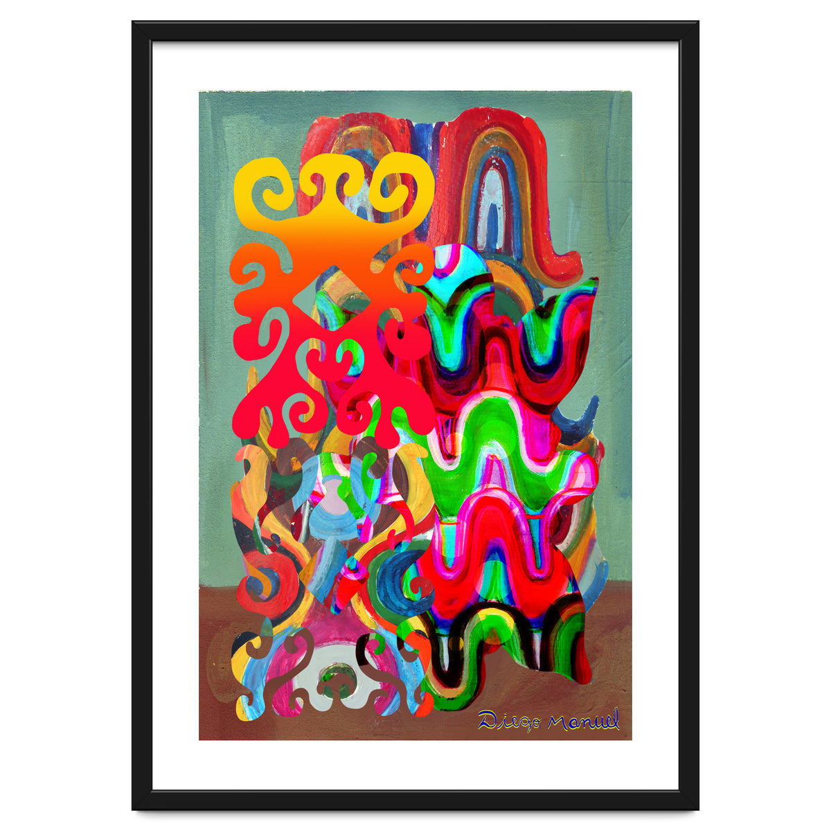 Pop Abstract Asimetrico A4