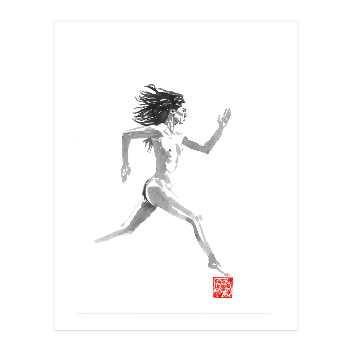 Running Nude (Print Only)