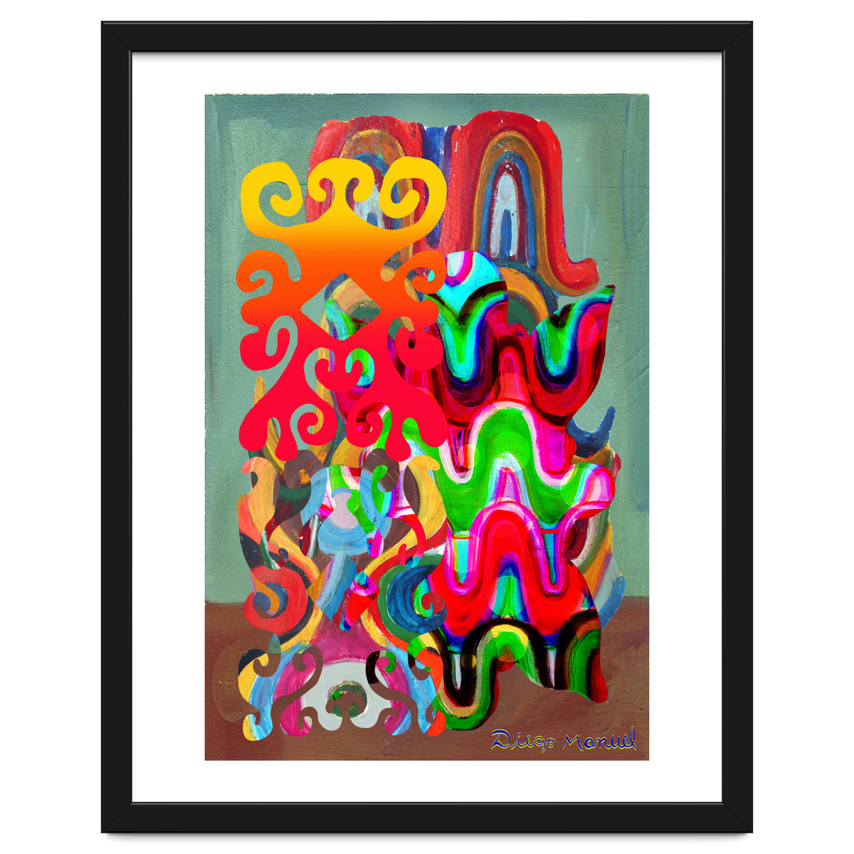 Pop Abstract Asimetrico A4