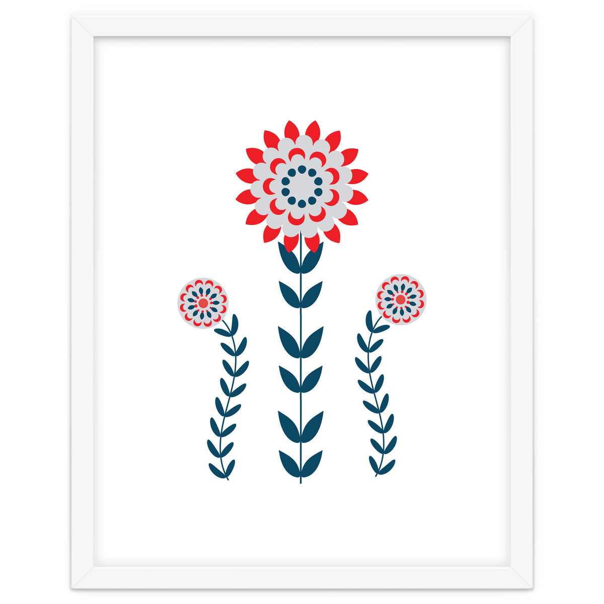 Scandi Folk Flowers