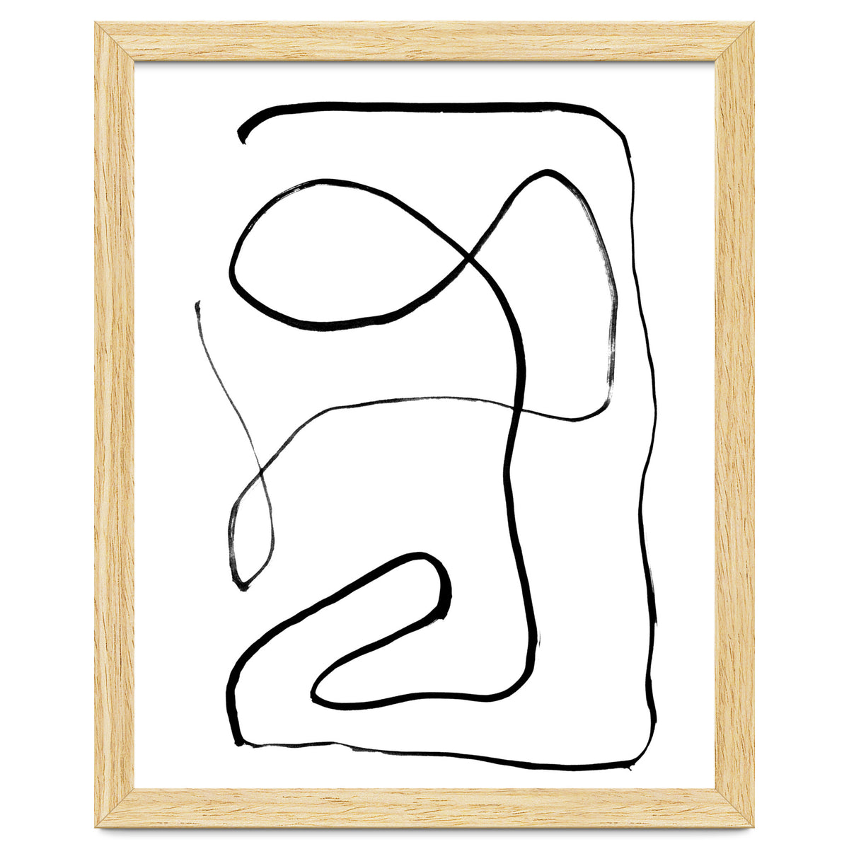 Mid-Century Line Art Print #2