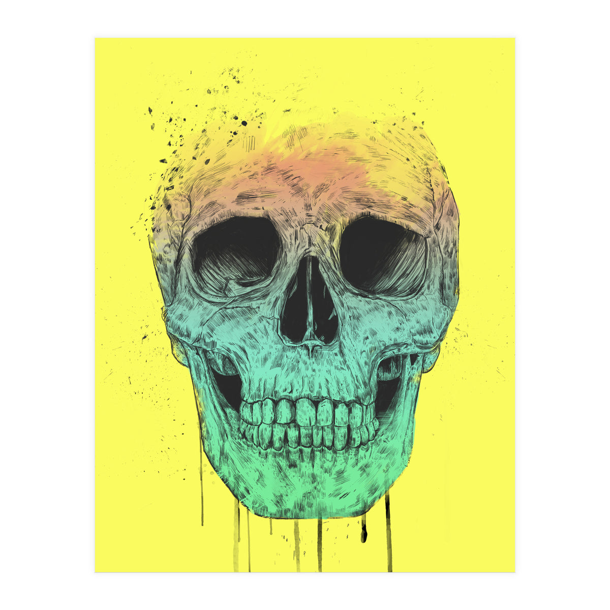 Pop Art Skull (Print Only)
