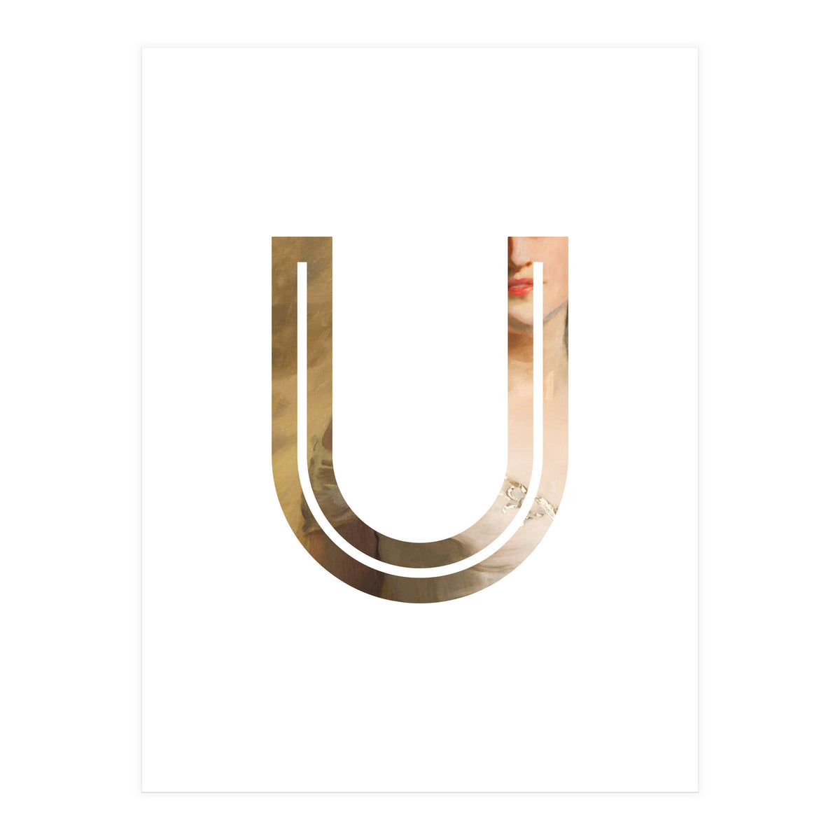 Letter U - (Impress) (Print Only)