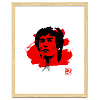 bruce lee in red