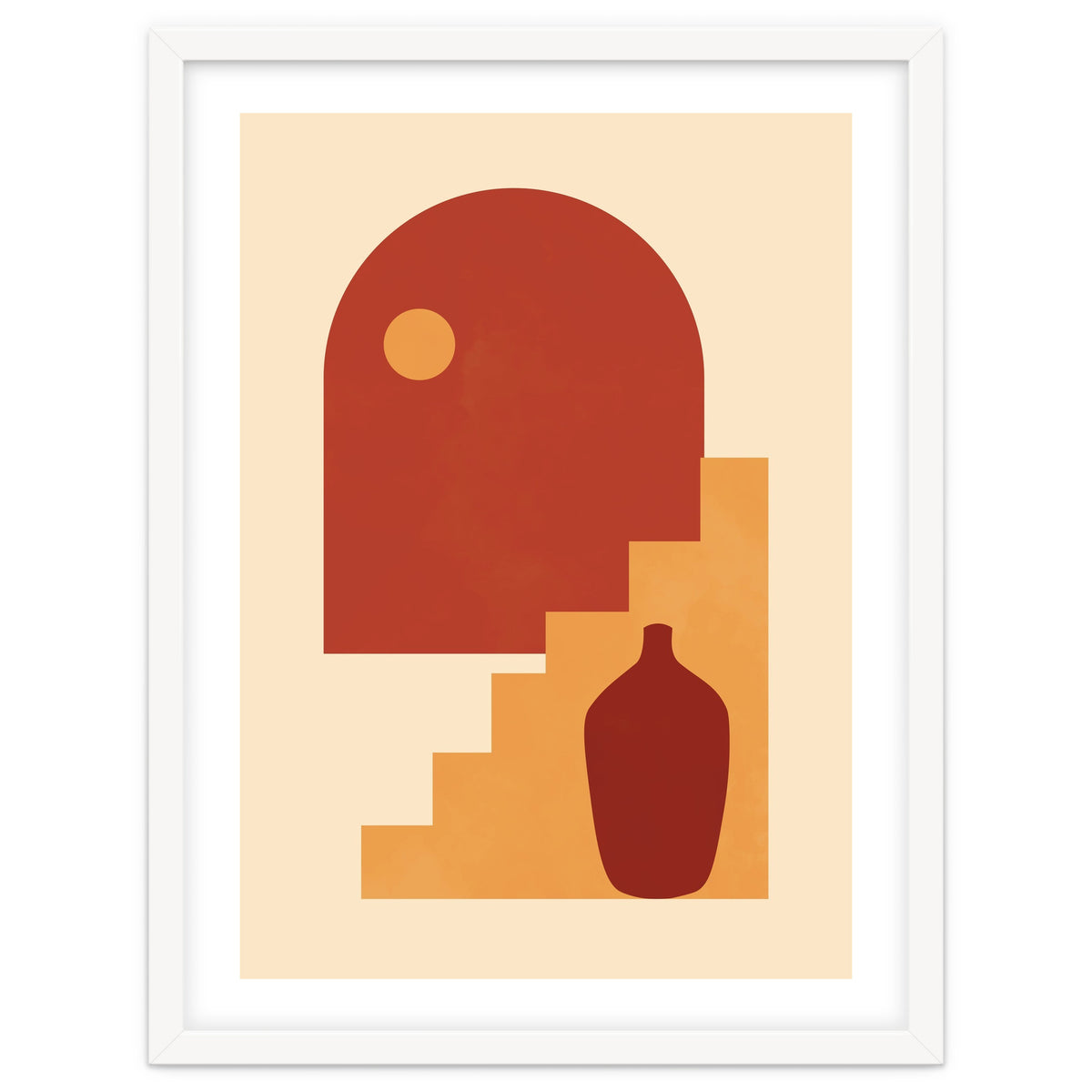 Geometric Print Mid Century Modern