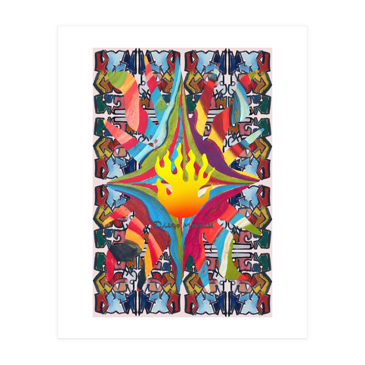 Fuego Y Graffiti 49 (Print Only)