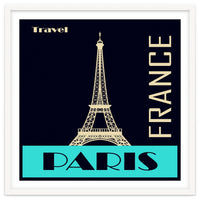 Travel Paris France Poster