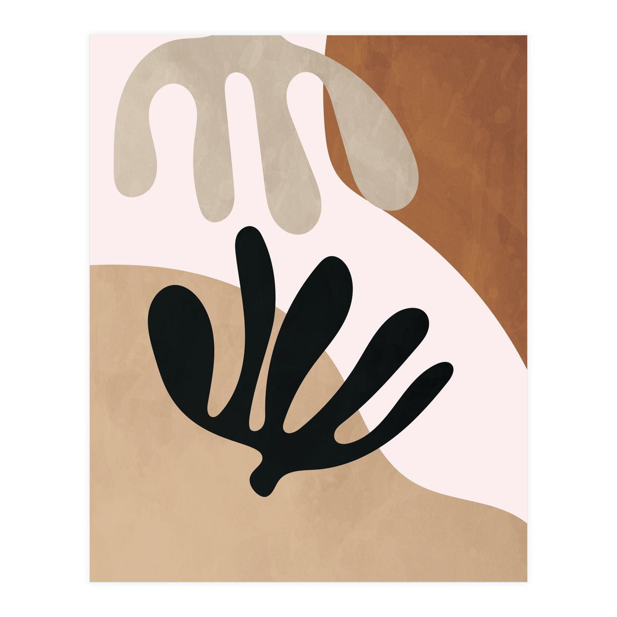 Abstract Modern Minimal Floral (Print Only)