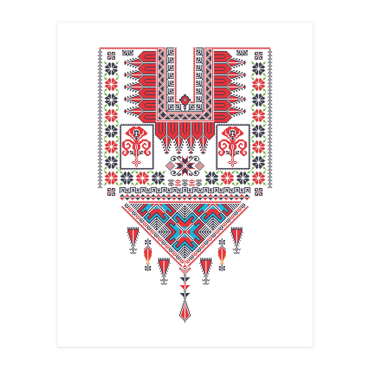 Tatreez Ornament 8 (Print Only)