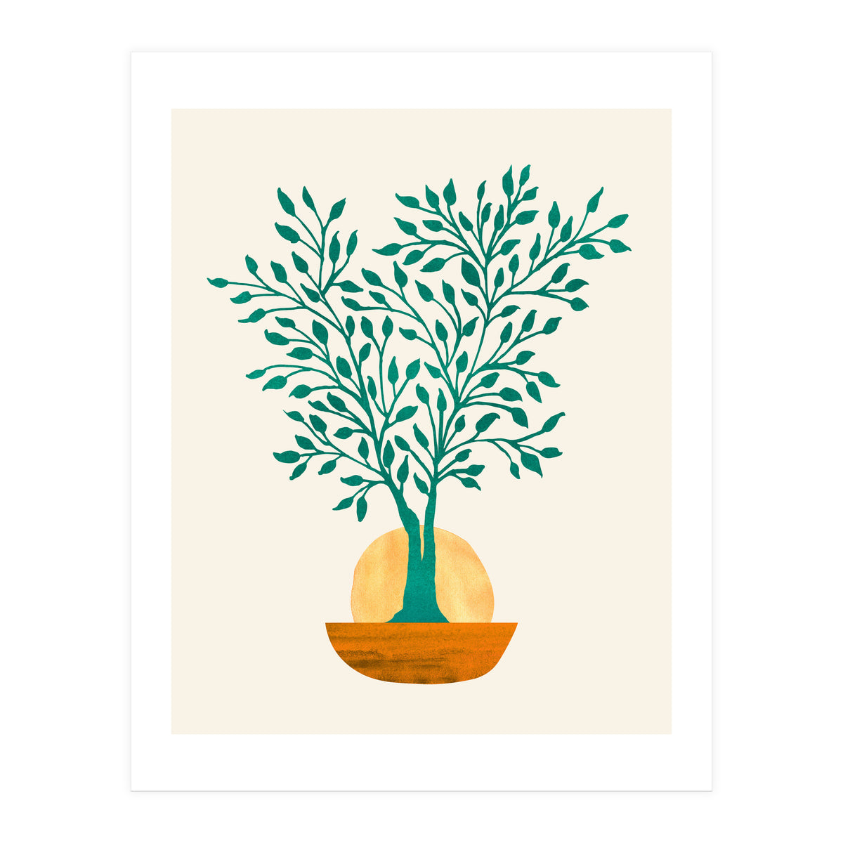 Emerald Ficus Sunset (Print Only)