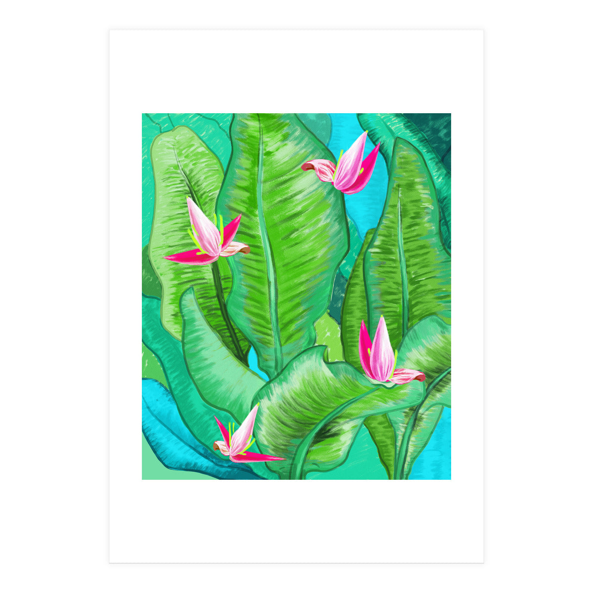 Banana Floral (Print Only)